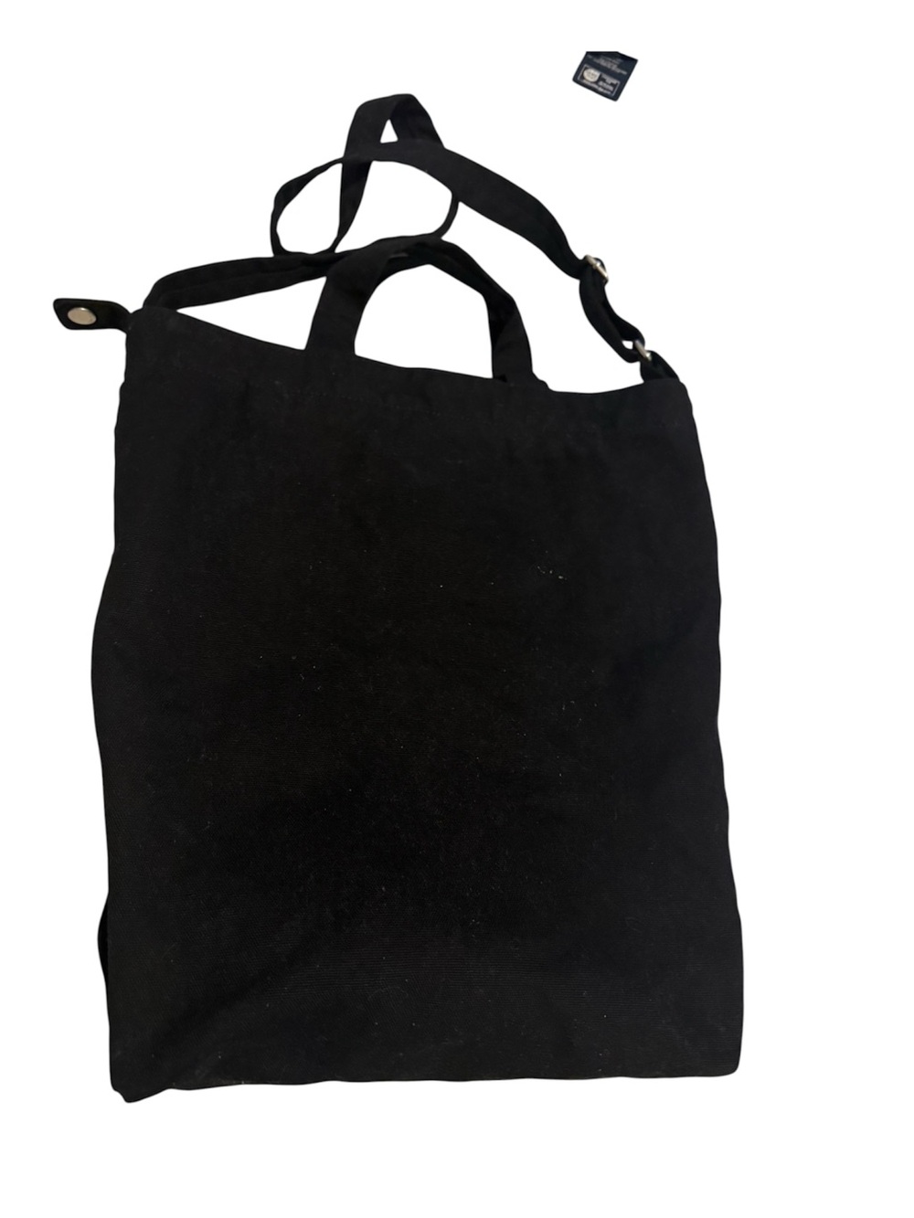 BAGGU Black Canvas Tote